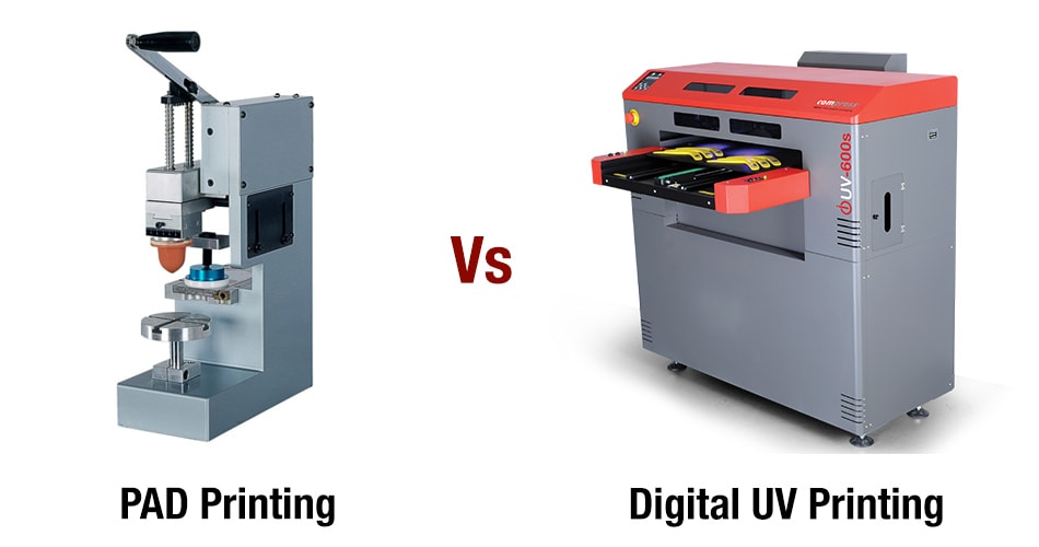 Pad Printing Vs UV printing